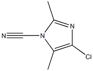 4-Chloro-1-cyano-2,5-dimethyl-1H-imidazole 结构式