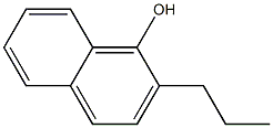 2-Propyl-1-naphthol 结构式