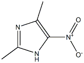 2,4-Dimethyl-5-nitro-1H-imidazole 结构式