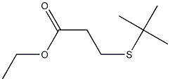 3-(tert-Butylthio)propionic acid ethyl ester 结构式