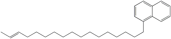 1-(15-Heptadecenyl)naphthalene 结构式
