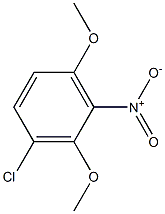 3-Chloro-2,6-dimethoxy-1-nitrobenzene 结构式