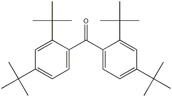 2,2',4,4'-Tetra-tert-butylbenzophenone 结构式