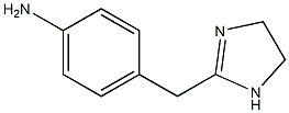 4-[(4,5-Dihydro-1H-imidazol)-2-ylmethyl]aniline 结构式