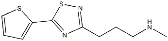 3-[3-(Methylamino)propyl]-5-(2-thienyl)-1,2,4-thiadiazole 结构式