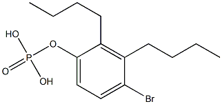 Phosphoric acid dibutyl(4-bromophenyl) ester 结构式