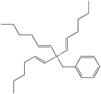 Tri(1-hexenyl)benzylaminium 结构式