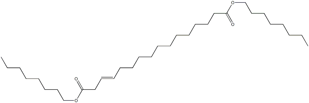 3-Hexadecenedioic acid dioctyl ester 结构式