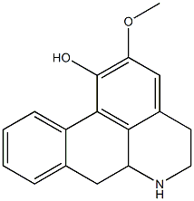 5,6,6a,7-Tetrahydro-2-methoxy-4H-dibenzo[de,g]quinolin-1-ol 结构式