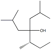 [S,(+)]-4-Isobutyl-2,5-dimethyl-4-heptanol 结构式