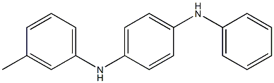 N-Phenyl-N'-(m-tolyl)-p-phenylenediamine 结构式