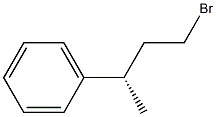 (+)-[(S)-3-Bromo-1-methylpropyl]benzene 结构式