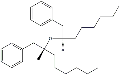 (-)-Benzyl[(R)-1-methylheptyl] ether 结构式