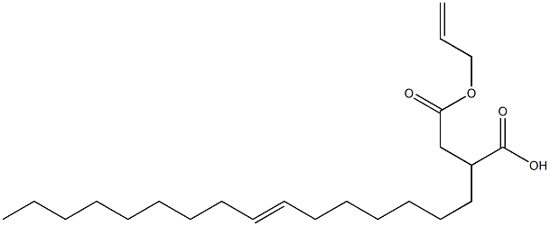 2-(7-Hexadecenyl)succinic acid 1-hydrogen 4-allyl ester 结构式