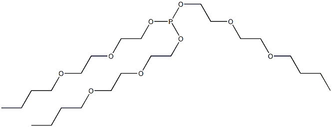Phosphorous acid tris[2-(2-butoxyethoxy)ethyl] ester 结构式