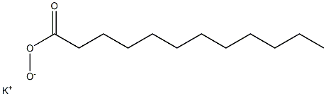 Dodecaneperoxoic acid potassium salt 结构式