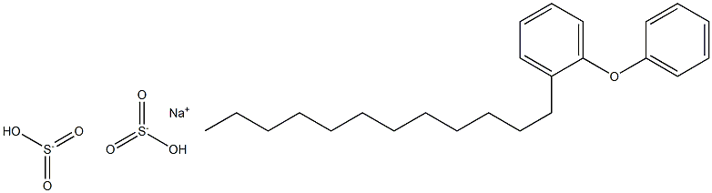 Dodecyldiphenyloxide sodium disulfonate 结构式