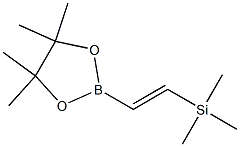 2-[(E)-2-(Trimethylsilyl)ethenyl]-4,4,5,5-tetramethyl-1,3,2-dioxaborolane 结构式