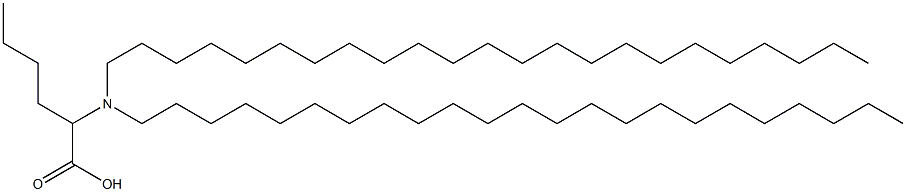 2-(Ditricosylamino)hexanoic acid 结构式