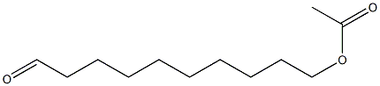 Acetic acid 10-oxodecyl ester 结构式