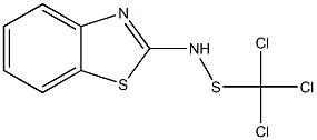 N-(Benzothiazol-2-yl)trichloromethanesulfenamide 结构式