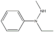 1-Phenyl-1-ethyl-2-methylhydrazine 结构式