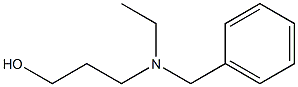 3-[Ethyl(benzyl)amino]-1-propanol 结构式