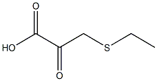 3-(Ethylthio)pyruvic acid 结构式