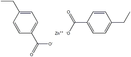 Bis(4-ethylbenzoic acid)zinc salt 结构式