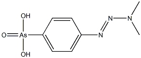 4-(Dimethylaminoazo)phenylarsonic acid 结构式