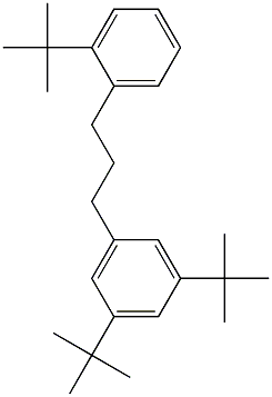 1-(3,5-Di-tert-butylphenyl)-3-(2-tert-butylphenyl)propane 结构式
