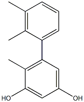 4-Methyl-5-(2,3-dimethylphenyl)benzene-1,3-diol 结构式