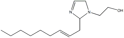 2-(2-Nonenyl)-3-imidazoline-1-ethanol 结构式