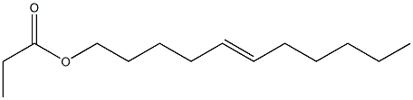 Propionic acid 5-undecenyl ester 结构式