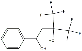 4-Phenyl-1,1,1-trifluoro-2-trifluoromethyl-2,4-butanediol 结构式