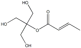 Crotonic acid 2-hydroxy-1,1-bis(hydroxymethyl)ethyl ester 结构式