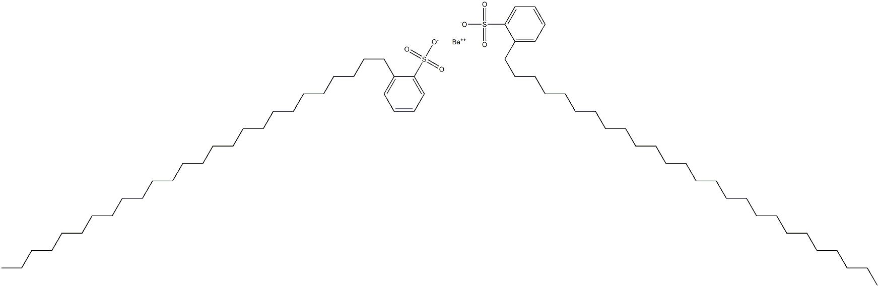 Bis(2-hexacosylbenzenesulfonic acid)barium salt 结构式