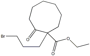 1-(3-Bromopropyl)-2-oxocyclooctanecarboxylic acid ethyl ester 结构式