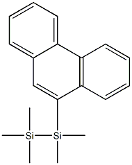 1-(Phenanthren-9-yl)-1,1,2,2,2-pentamethyldisilane 结构式