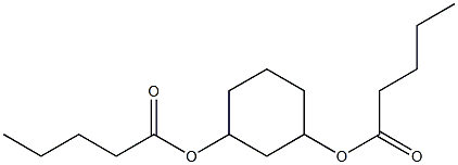 Divaleric acid 1,3-cyclohexanediyl ester 结构式