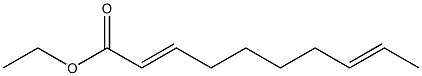 2,8-Decadienoic acid ethyl ester 结构式
