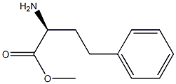 [S,(+)]-2-Amino-4-phenylbutyric acid methyl ester 结构式