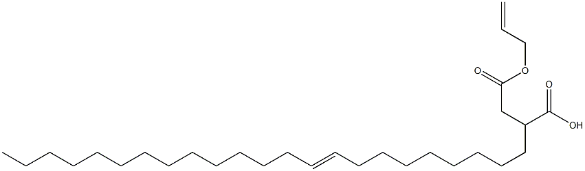 2-(9-Tricosenyl)succinic acid 1-hydrogen 4-allyl ester 结构式