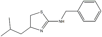 2-(Benzylamino)-4-isobutyl-2-thiazoline 结构式