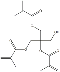 Trismethacrylic acid 2-(hydroxymethyl)propane-1,2,3-triyl ester 结构式