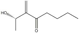 (2S)-2-Hydroxy-3-methylene-4-octanone 结构式