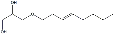 3-(3-Octenyloxy)-1,2-propanediol 结构式