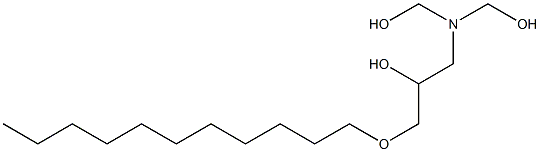 1-[Bis(hydroxymethyl)amino]-3-undecyloxy-2-propanol 结构式