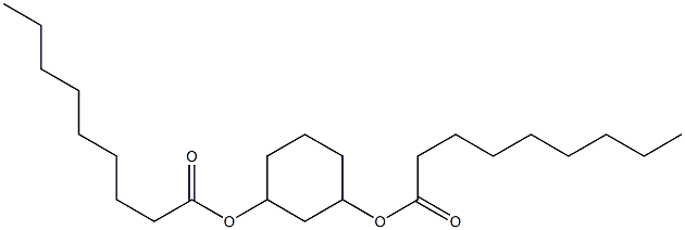 Dinonanoic acid 1,3-cyclohexanediyl ester 结构式