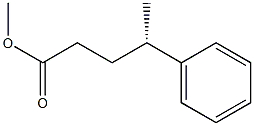 [S,(+)]-4-Phenylvaleric acid methyl ester 结构式